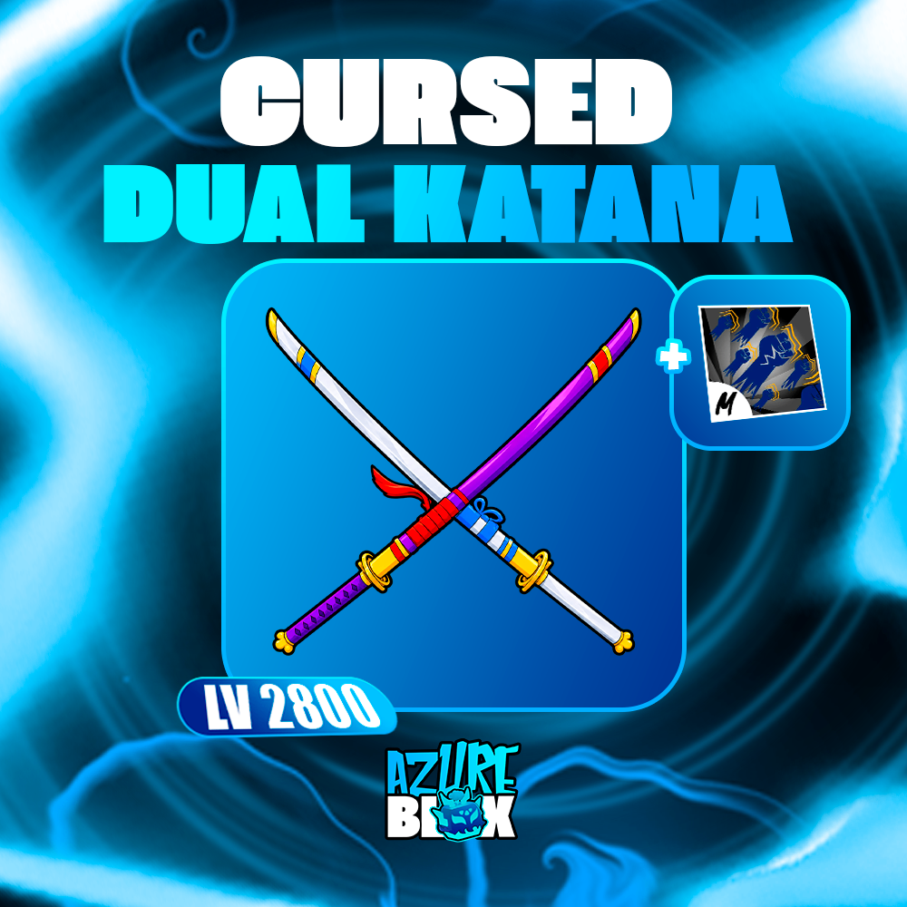 ⚔️ CURSED DUAL KATANA ⚔️ + LVL 2800 + GHM